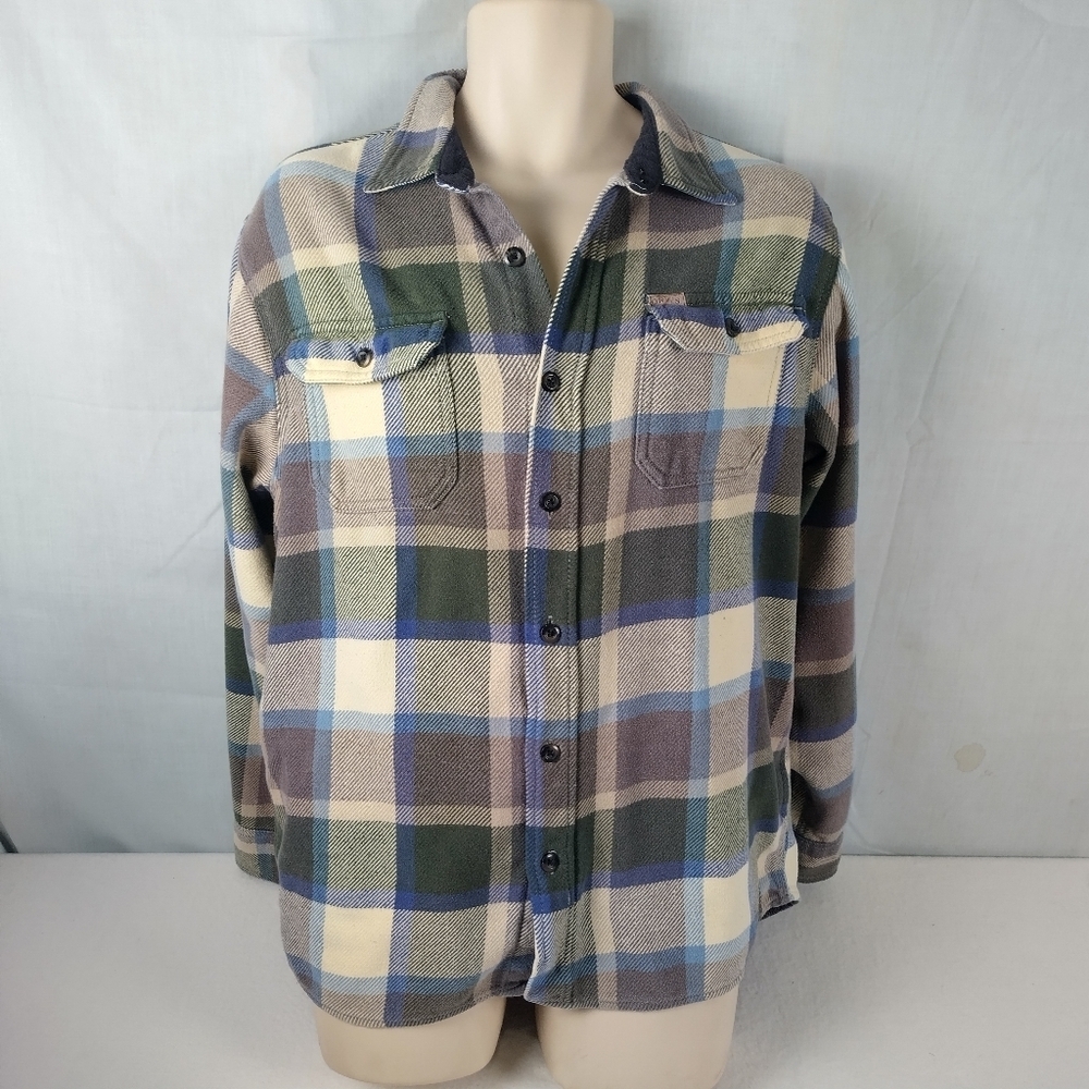 Orvis Men's Size Large Thermal Flannel Shirt Outdoor Cabin Wear - Picture 3 of 10